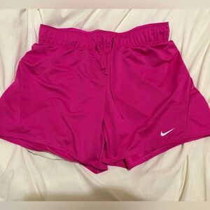 Nike Women's Vibrant Pink Athletic Shorts